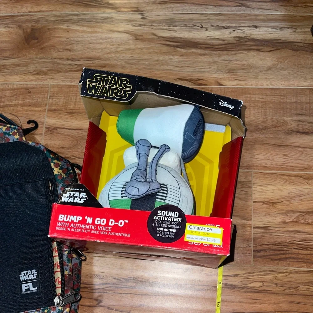 🌸 Star Wars Bundle Bag and Bump ‘N Go plush‎